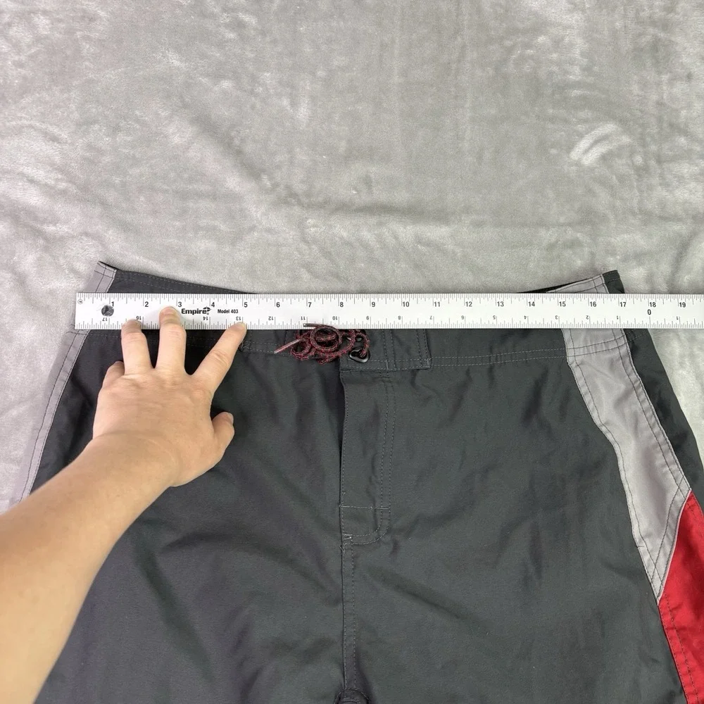 The North Face Swim Trunks Mens Size 34 Blue Swim Shorts Drawstring Large Logo
